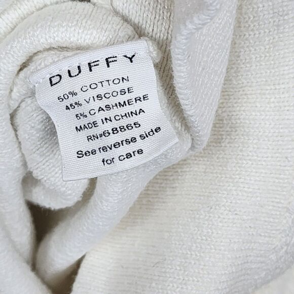Duffy Cotton Cashmere Short Sleeve Sweater Size S - Picture 4 of 7